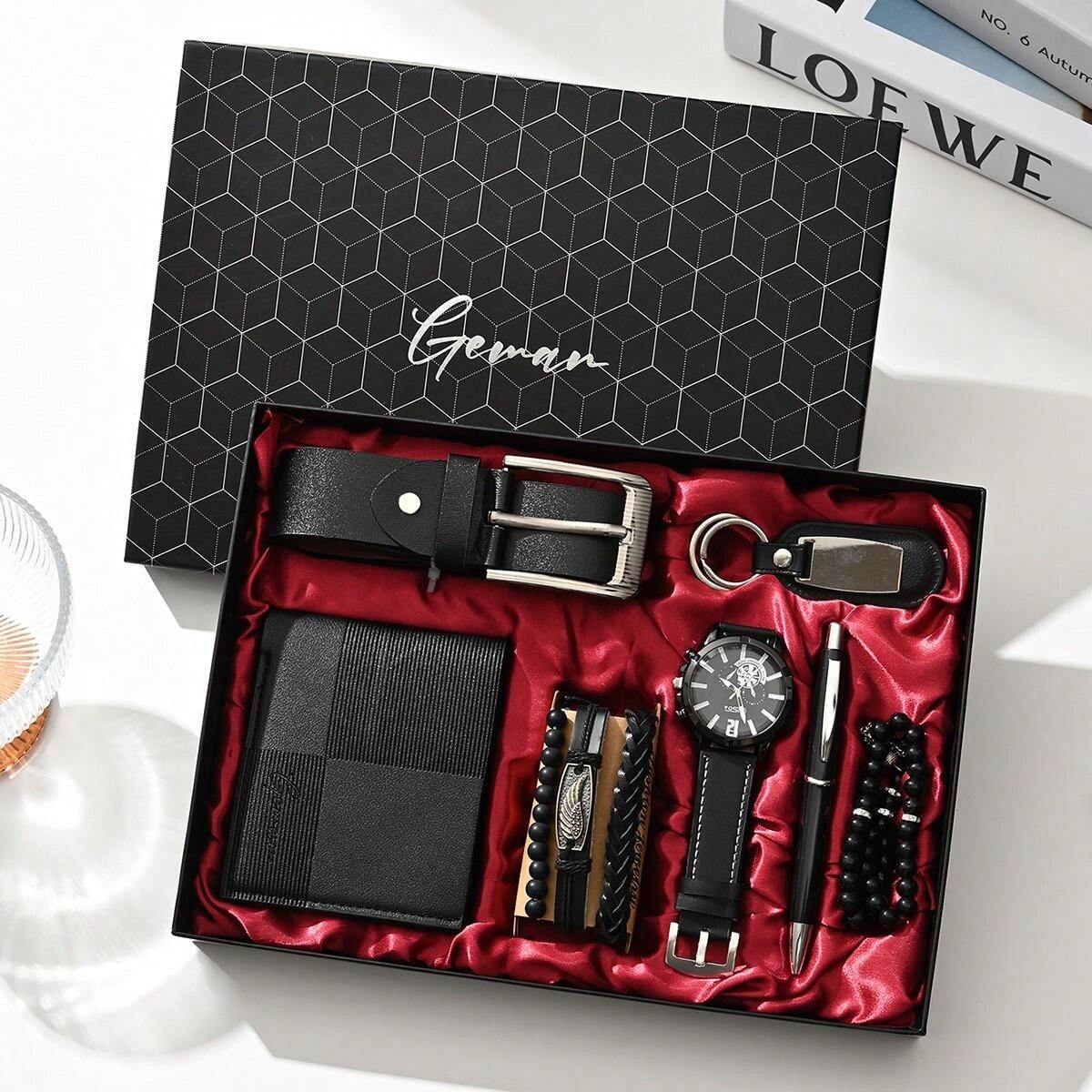 7-Piece Men's Watch Gift Box Set – Perfect for Every Occasion