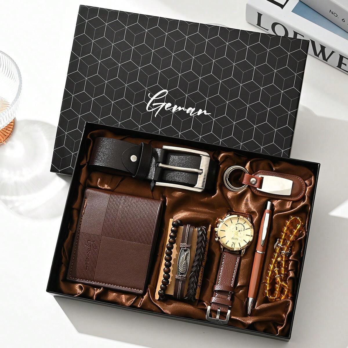 7-Piece Men's Watch Gift Box Set – Perfect for Every Occasion