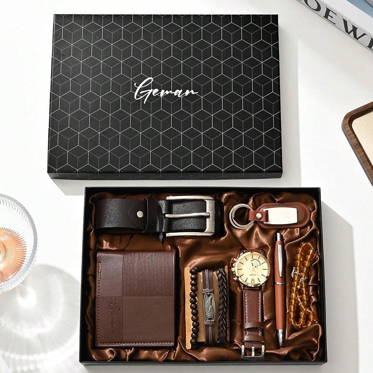 7-Piece Men's Watch Gift Box Set – Perfect for Every Occasion