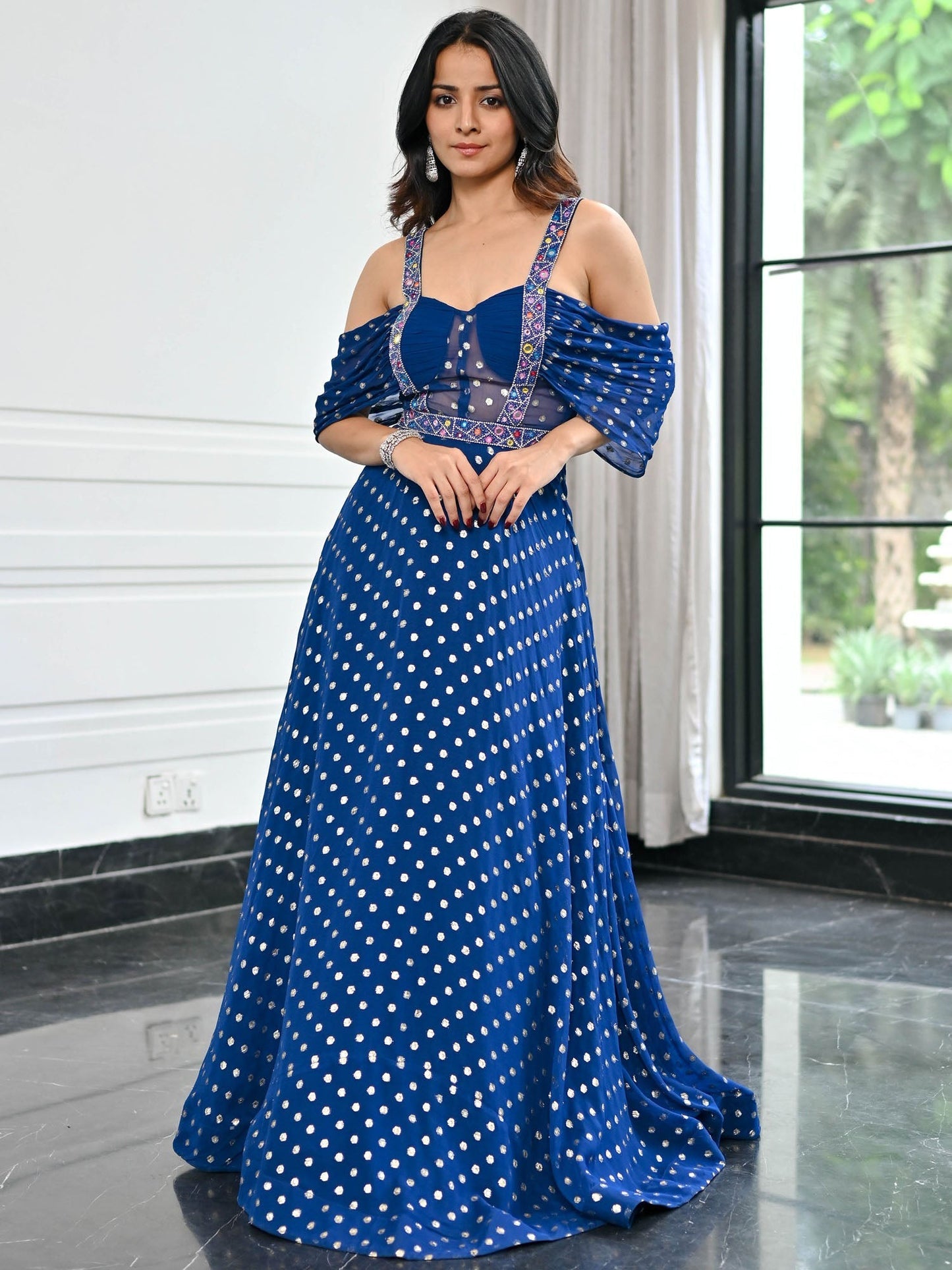 Blue Long Gown