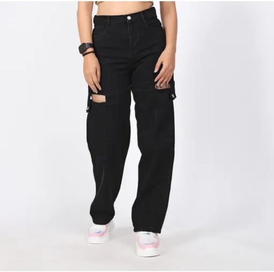 Women’s Denim Korean Pants Fashionable & Comfortable Everyday Bottoms