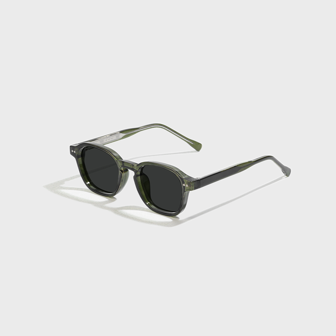 Tehri Olive Wayfarer Sunglasses for Men & Women Bold Stylish and Modern