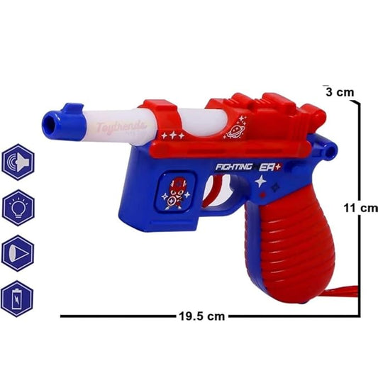 Projector Toy Gun with Realistic Sound Telescope & Light Effect Musical Toy Gun for Kids Fun Interactive Toy with Assorted Colors Ideal for Boys & Girls