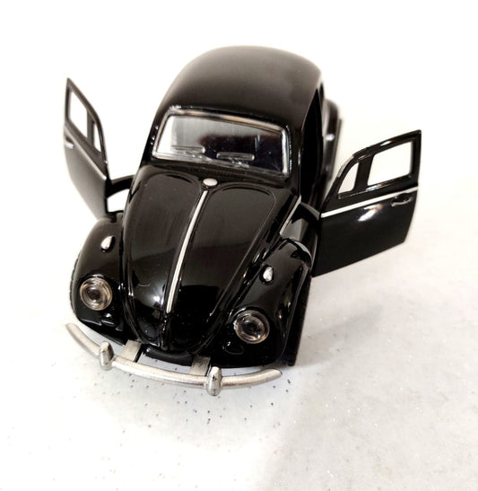 Diecast Metal Car with Openable Doors Pull Back Function Model Car BLK No Light & Sound High-Quality Collectible Toy Car for Kids