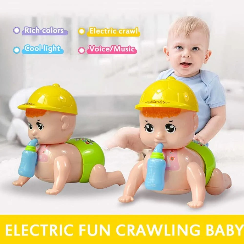 3 Toy Combo Musical Talking Crawling Baby Toy, Dancing Doll Princess Musical Toy