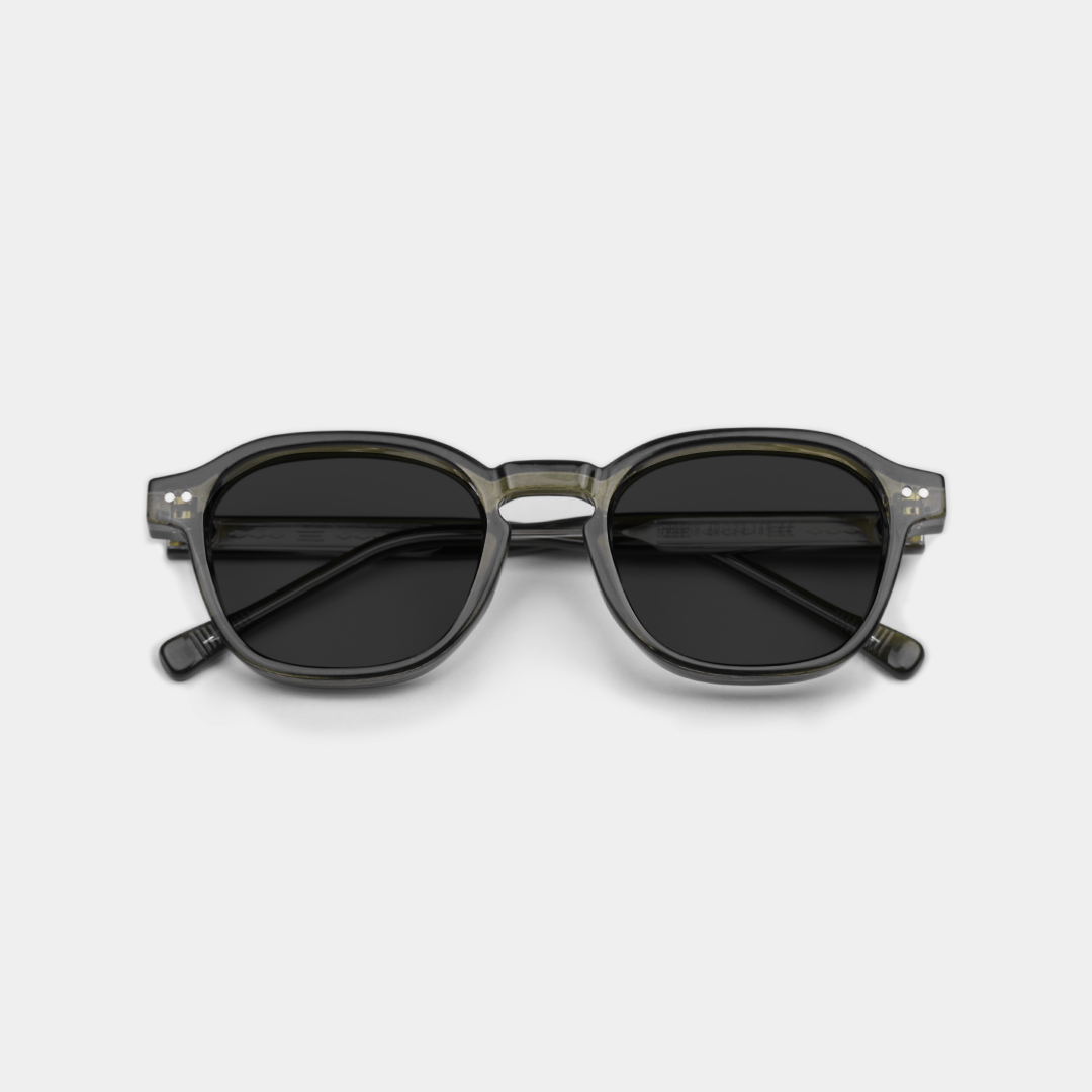 Tehri Olive Wayfarer Sunglasses for Men & Women Bold Stylish and Modern