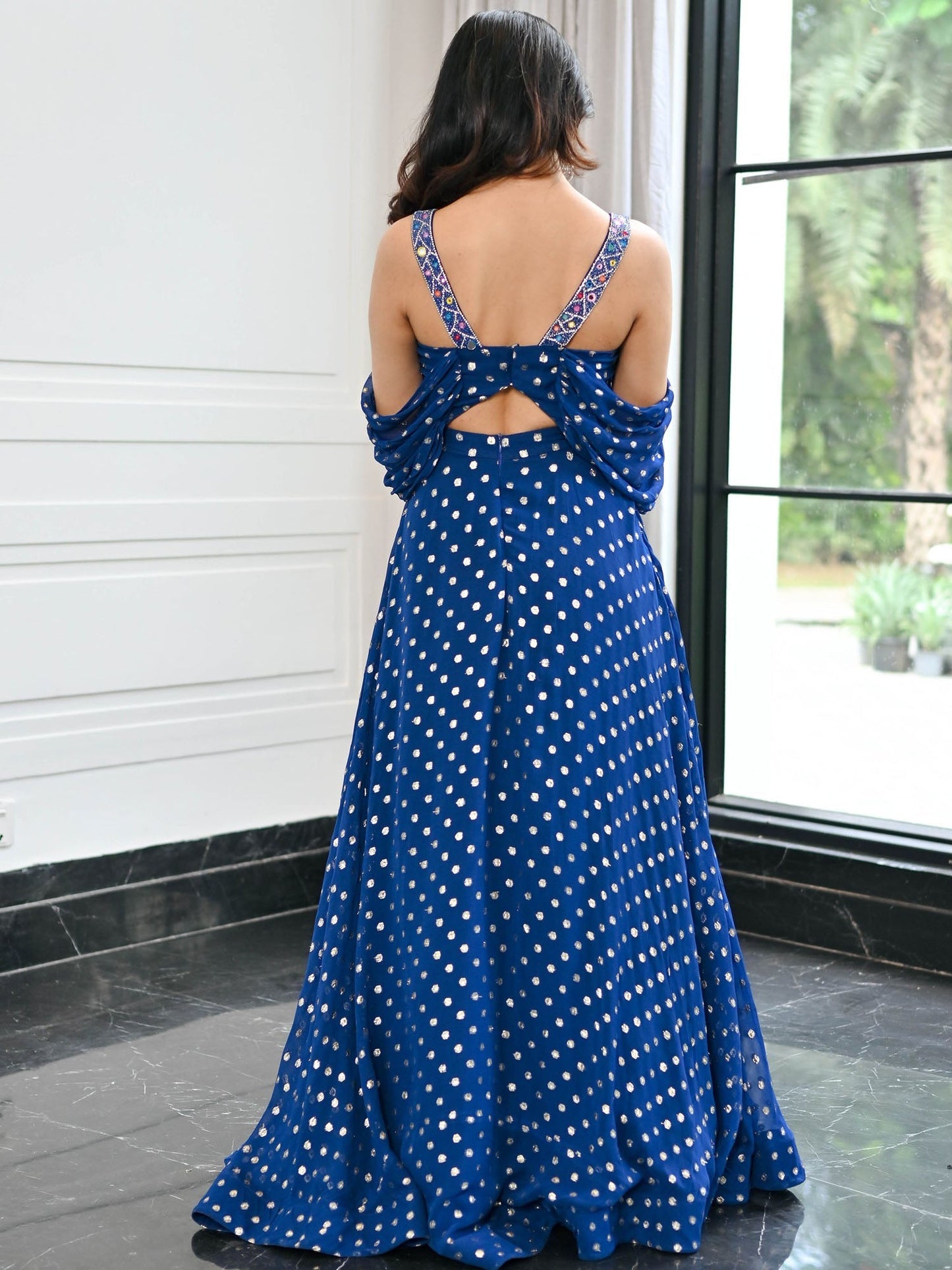 Blue Long Gown