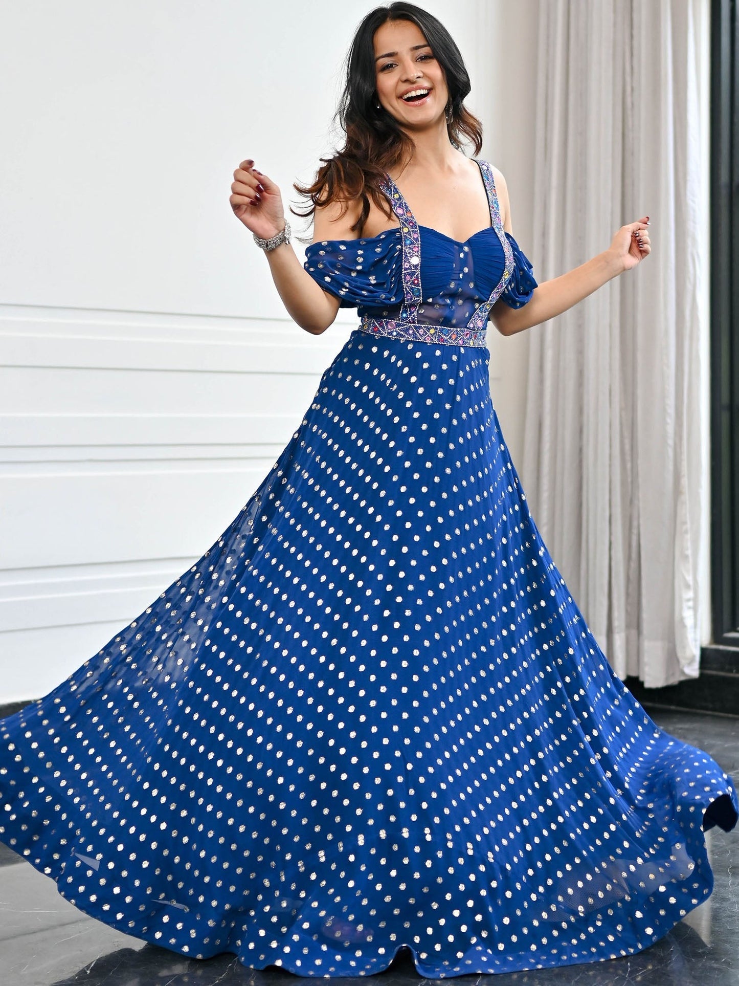 Blue Long Gown