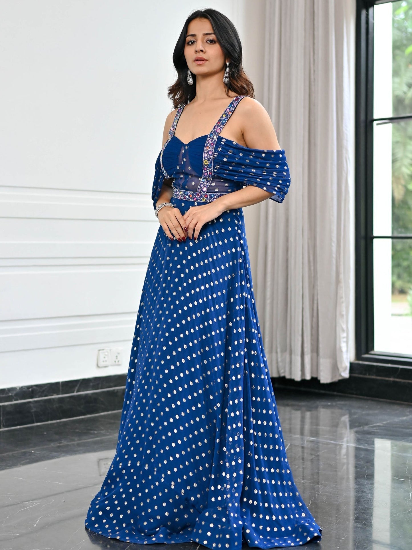 Blue Long Gown