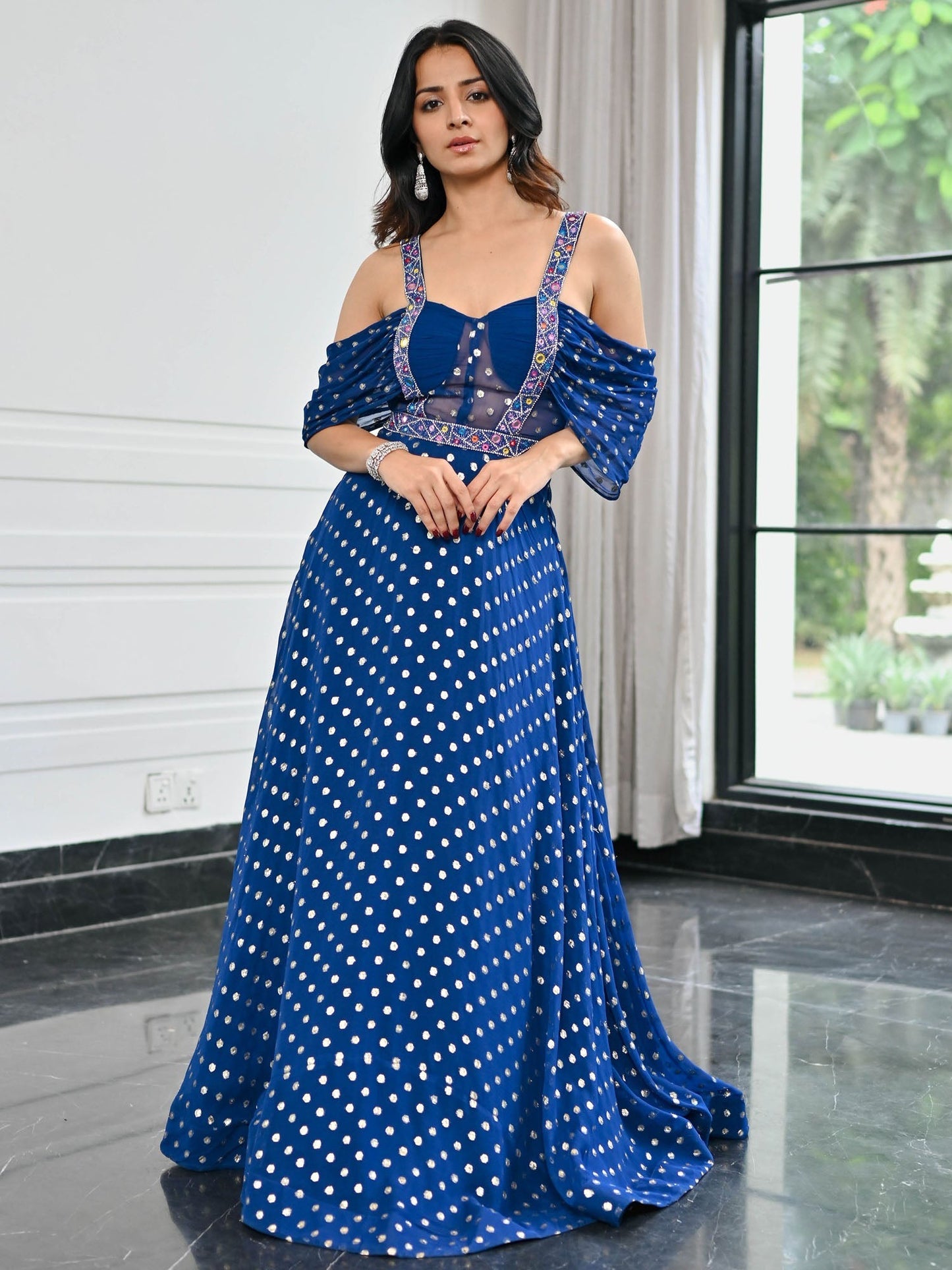 Blue Long Gown